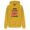 KARMA IS A BITCH ONLY IF YOU ARE - Unisex Organic Hoodie 2.0 ST/ST-7096