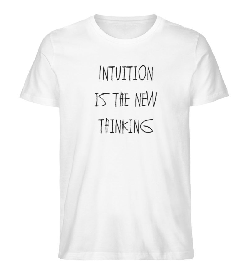 Intuition is the new thinking - Herren Premium Organic Shirt-3
