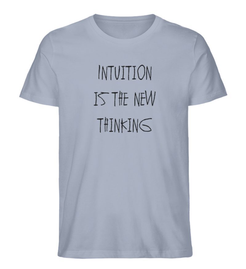 Intuition is the new thinking - Herren Premium Organic Shirt-7086