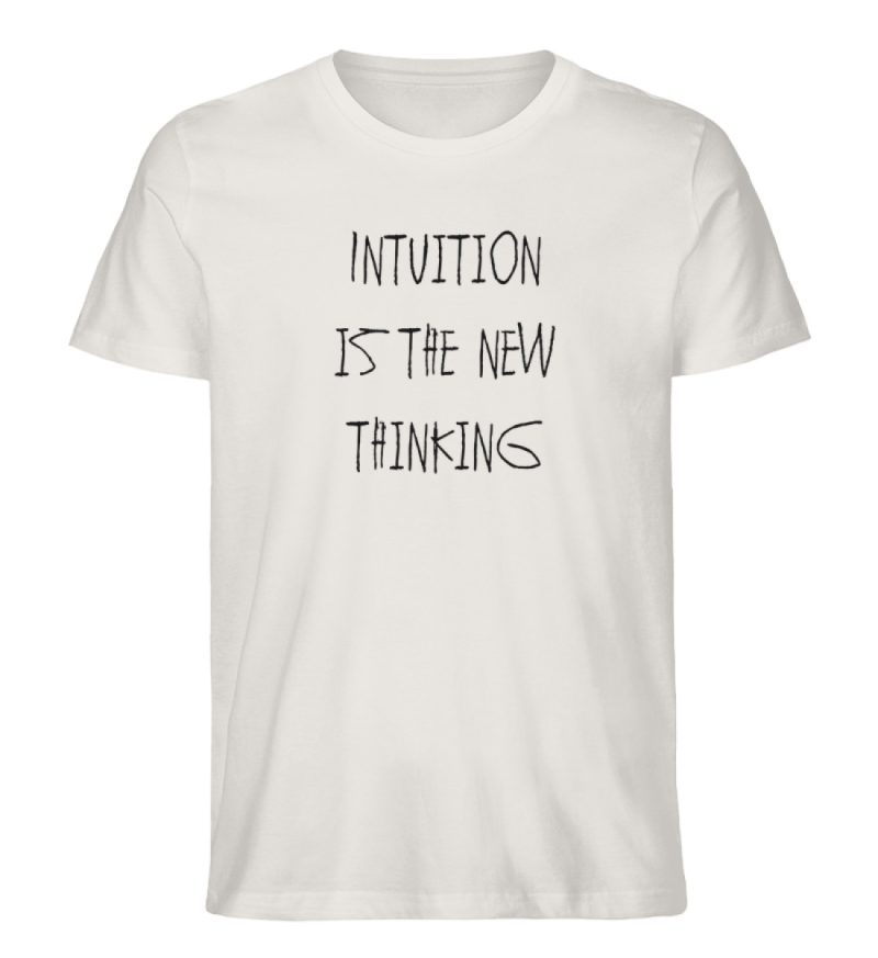 Intuition is the new thinking - Herren Premium Organic Shirt-6865