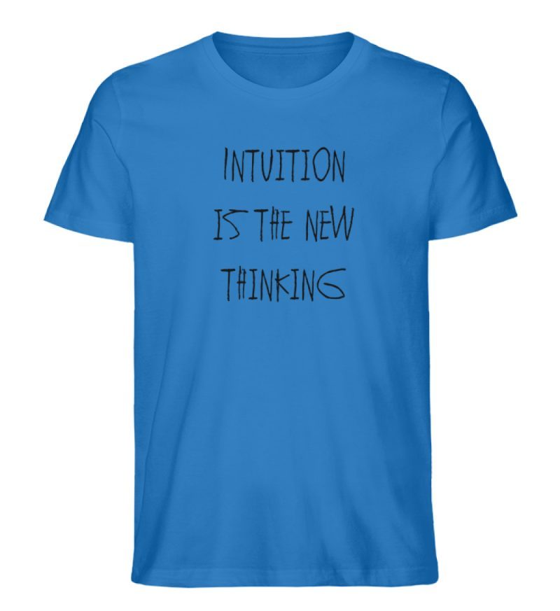 Intuition is the new thinking - Herren Premium Organic Shirt-6966