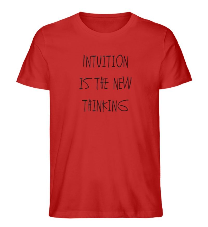 Intuition is the new thinking - Herren Premium Organic Shirt-4