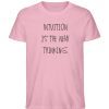 Intuition is the new thinking - Herren Premium Organic Shirt-6883