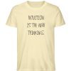 Intuition is the new thinking - Herren Premium Organic Shirt-7052