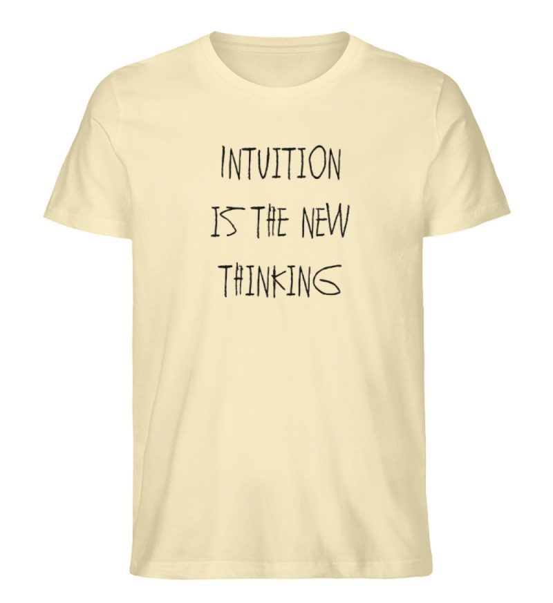 Intuition is the new thinking - Herren Premium Organic Shirt-7052