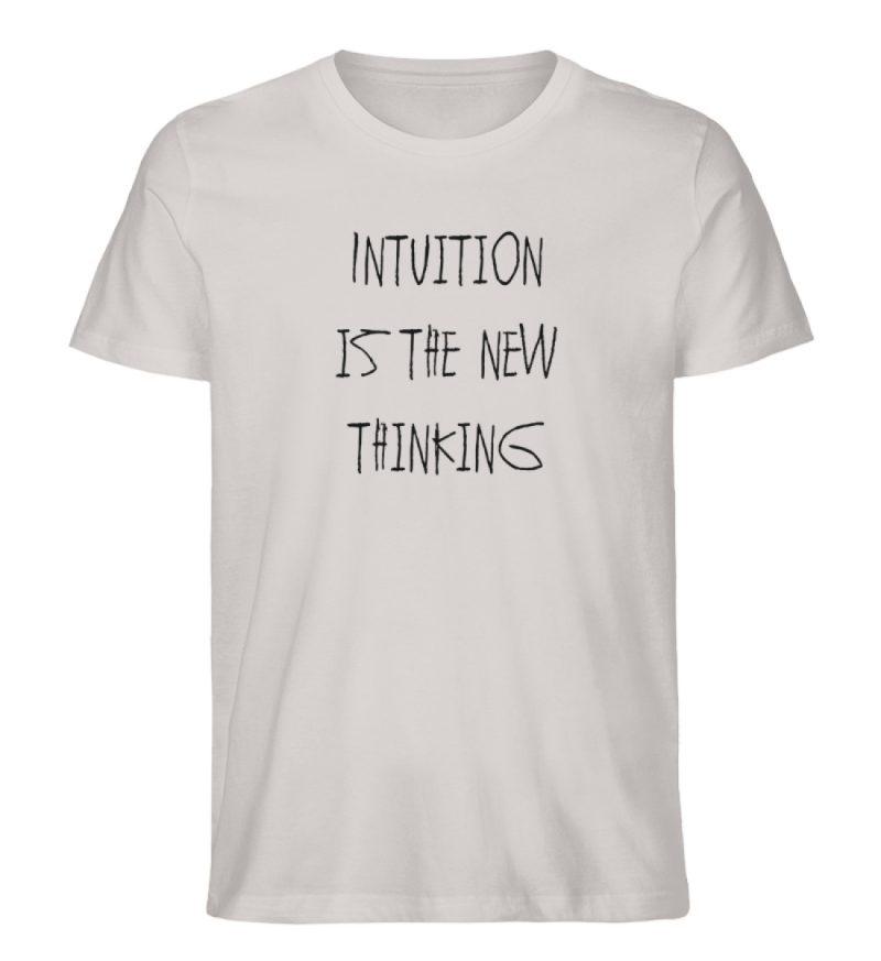 Intuition is the new thinking - Herren Premium Organic Shirt-7085