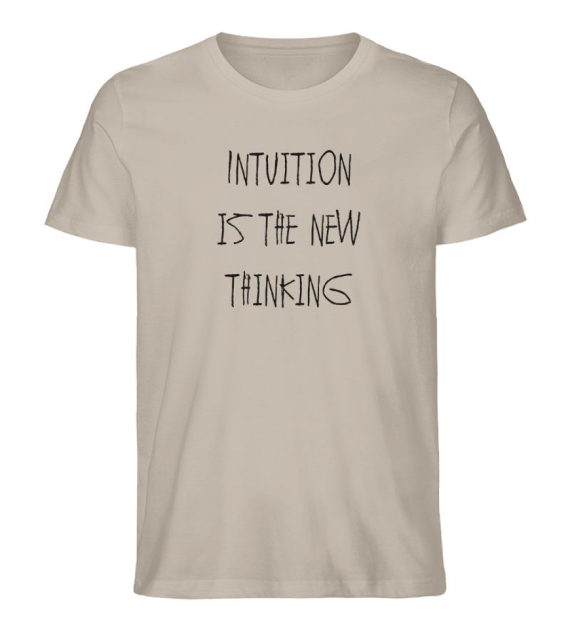 Intuition is the new thinking - Herren Premium Organic Shirt-7081