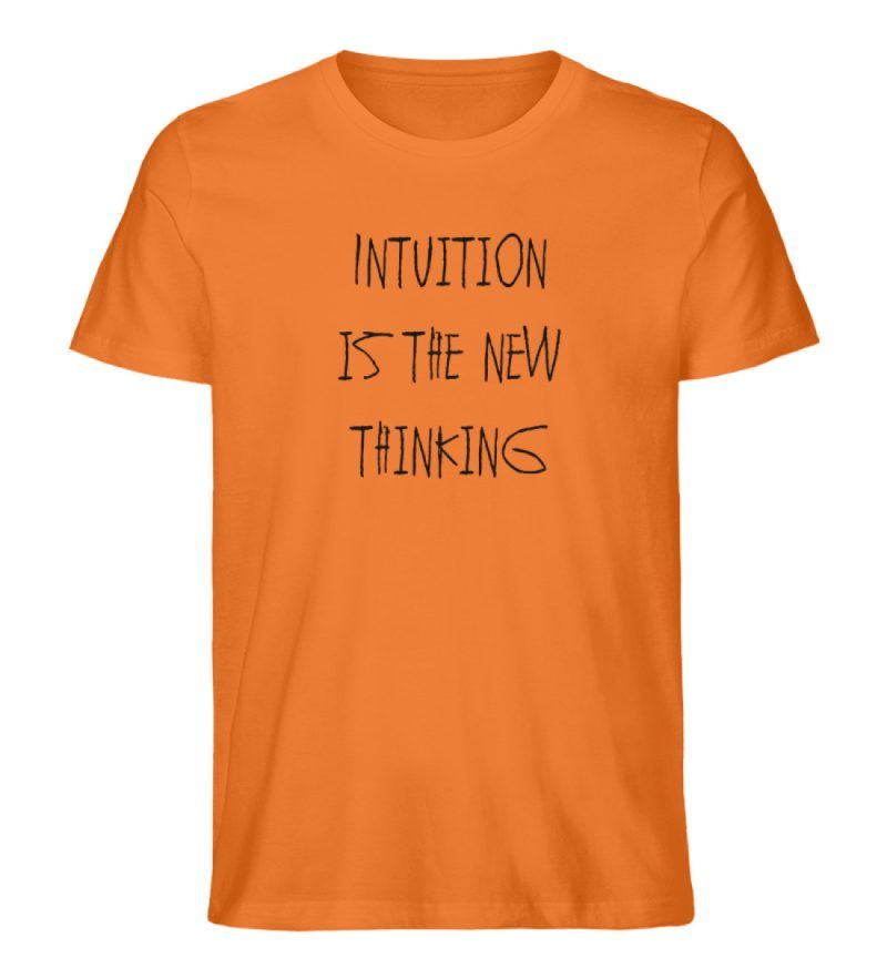 Intuition is the new thinking - Herren Premium Organic Shirt-6882