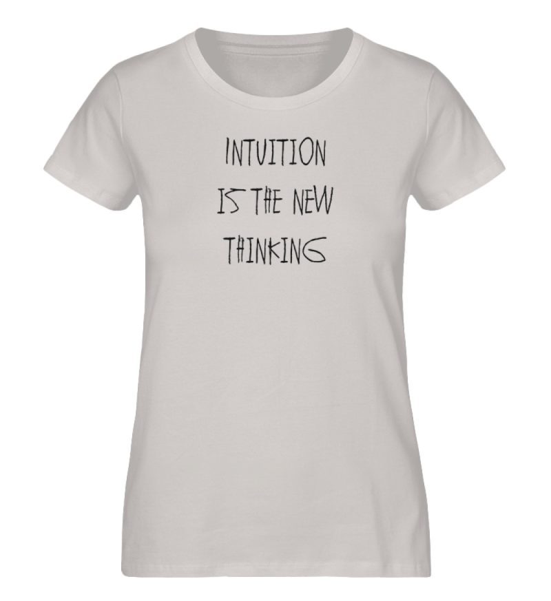 Intuition is the new thinking - Damen Premium Organic Shirt-7085