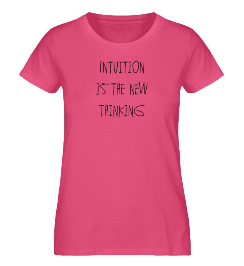 Intuition is the new thinking - Damen Premium Organic Shirt-6866