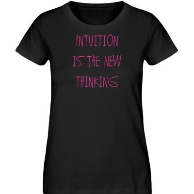 Intuition is the new thinking - Damen Premium Organic Shirt-16