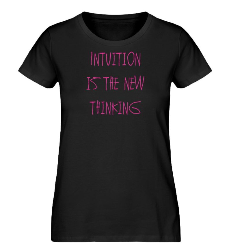 Intuition is the new thinking - Damen Premium Organic Shirt-16