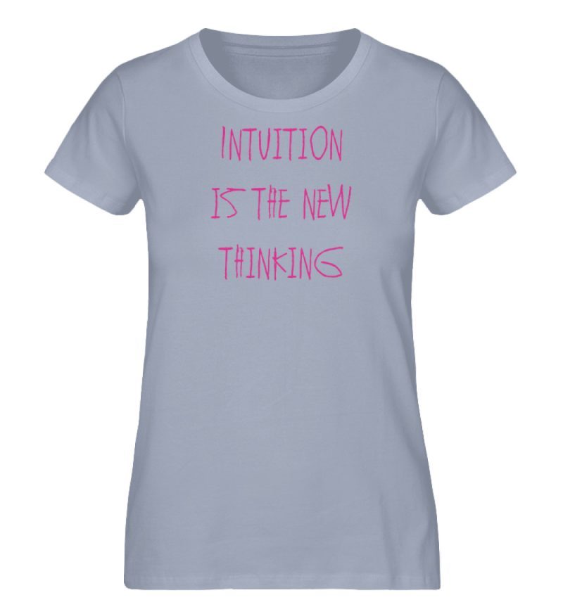 Intuition is the new thinking - Damen Premium Organic Shirt-7086