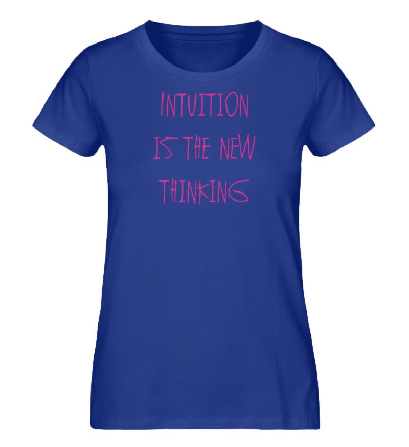 Intuition is the new thinking - Damen Premium Organic Shirt-668