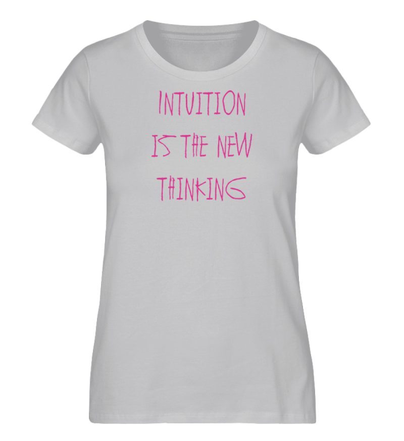 Intuition is the new thinking - Damen Premium Organic Shirt-17