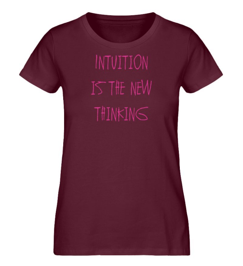 Intuition is the new thinking - Damen Premium Organic Shirt-839