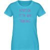 Intuition is the new thinking - Damen Premium Organic Shirt-2462