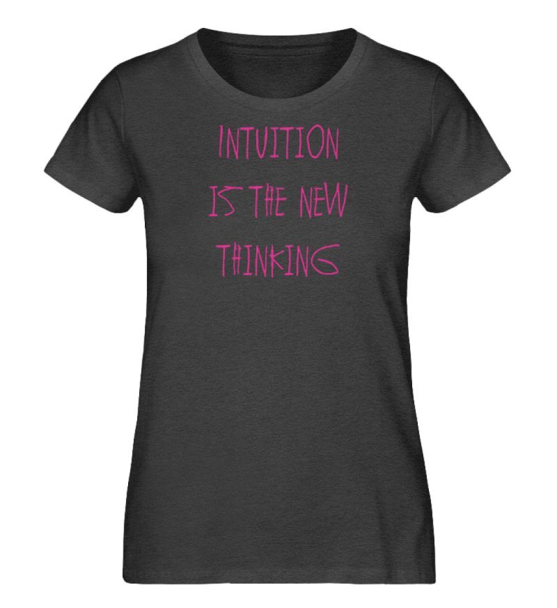 Intuition is the new thinking - Damen Premium Organic Shirt-6881