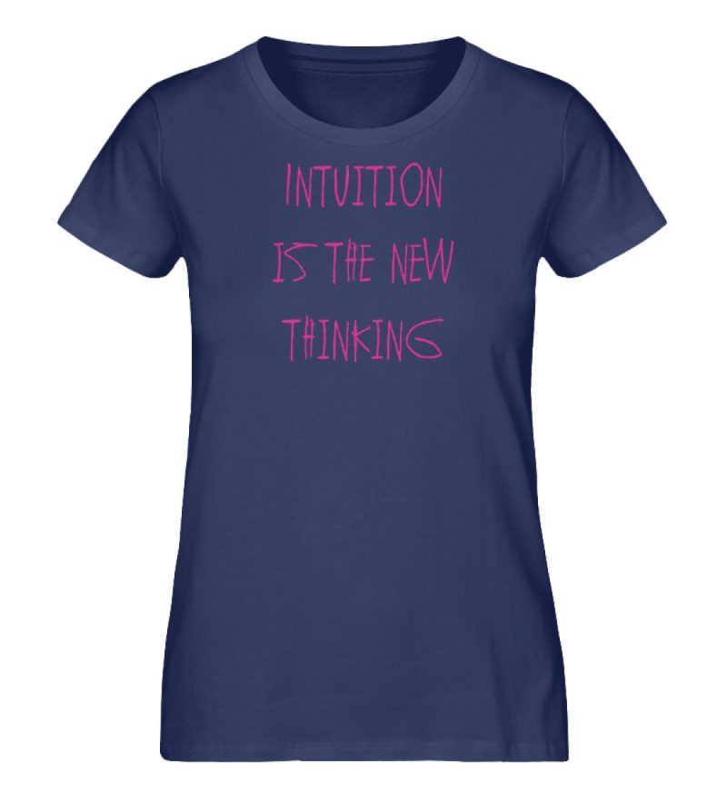Intuition is the new thinking - Damen Premium Organic Shirt-6057