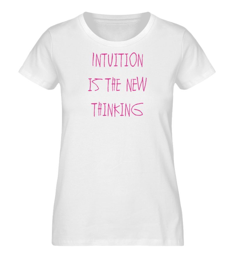 Intuition is the new thinking - Damen Premium Organic Shirt-3