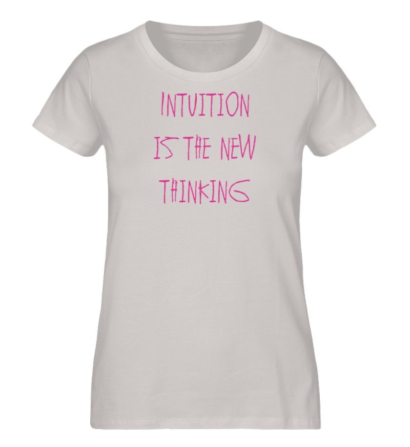 Intuition is the new thinking - Damen Premium Organic Shirt-7085