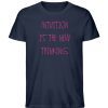 Intuition is the new thinking - Herren Premium Organic Shirt-6959