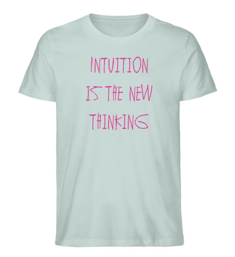 Intuition is the new thinking - Herren Premium Organic Shirt-7033