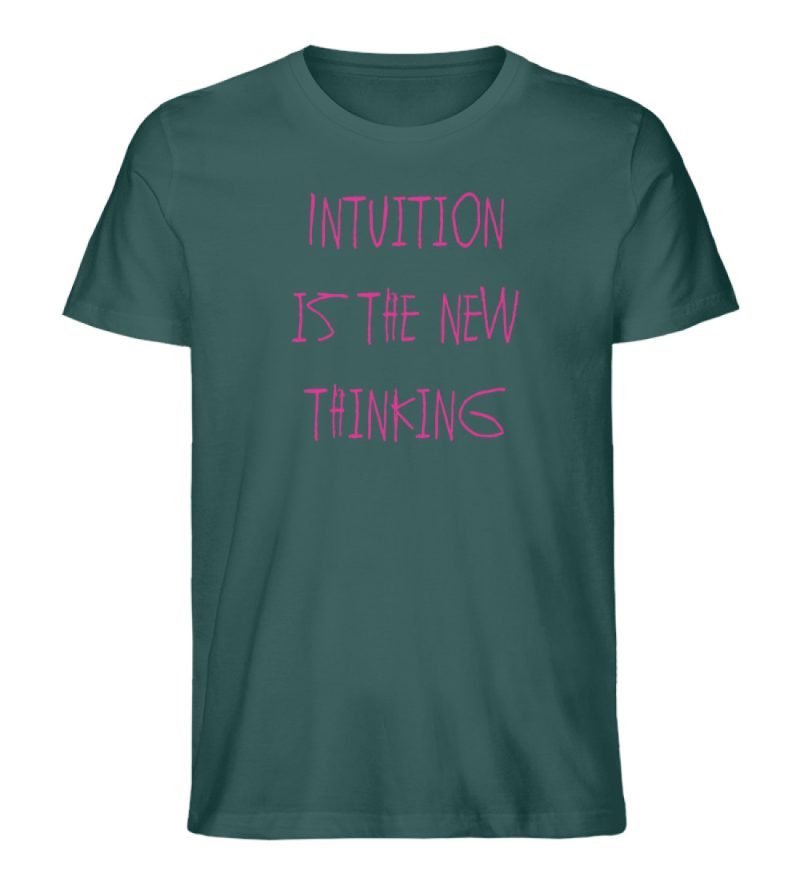 Intuition is the new thinking - Herren Premium Organic Shirt-7032