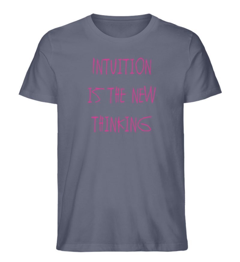 Intuition is the new thinking - Herren Premium Organic Shirt-7080