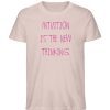 Intuition is the new thinking - Herren Premium Organic Shirt-7084