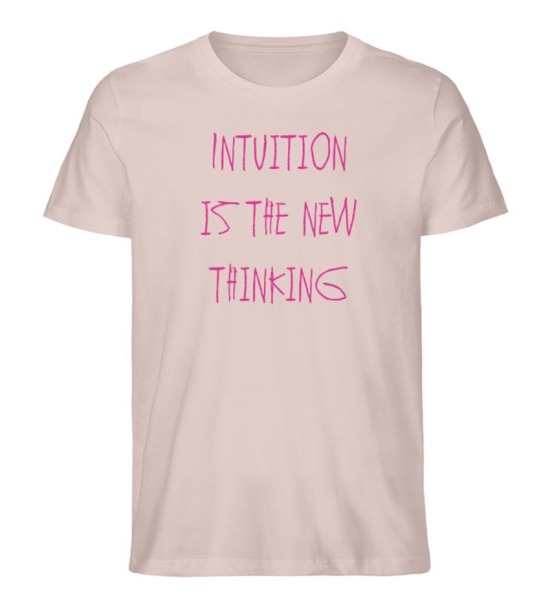 Intuition is the new thinking - Herren Premium Organic Shirt-7084
