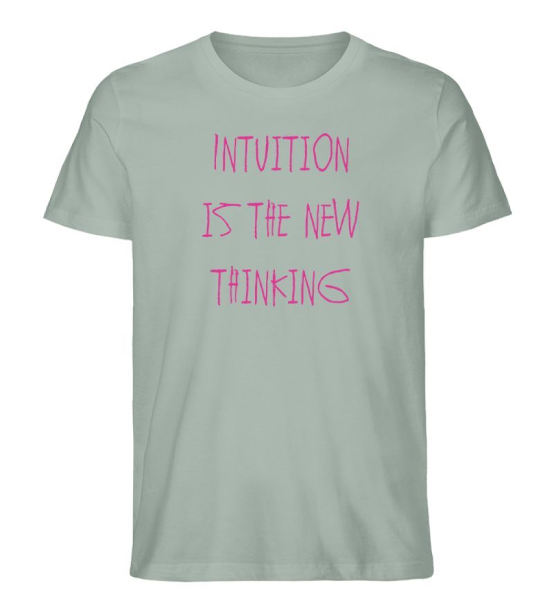 Intuition is the new thinking - Herren Premium Organic Shirt-7137