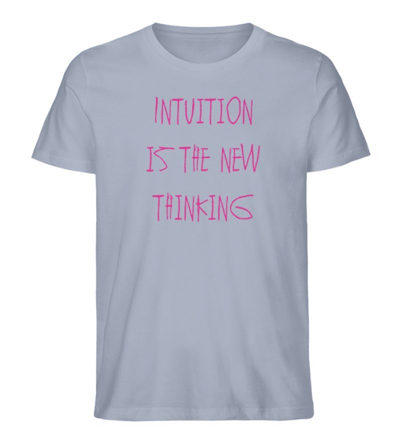 Intuition is the new thinking - Herren Premium Organic Shirt-7086