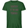 Intuition is the new thinking - Herren Premium Organic Shirt-833
