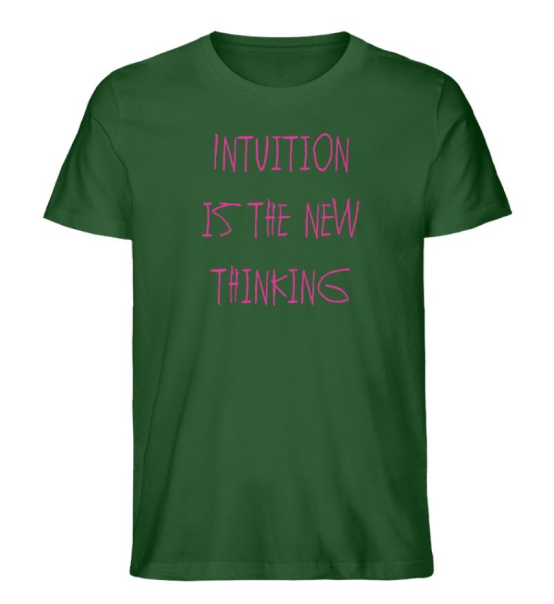 Intuition is the new thinking - Herren Premium Organic Shirt-833