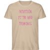 Intuition is the new thinking - Herren Premium Organic Shirt-6886