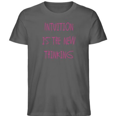 Intuition is the new thinking - Herren Premium Organic Shirt-6903