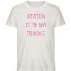 Intuition is the new thinking - Herren Premium Organic Shirt-6865