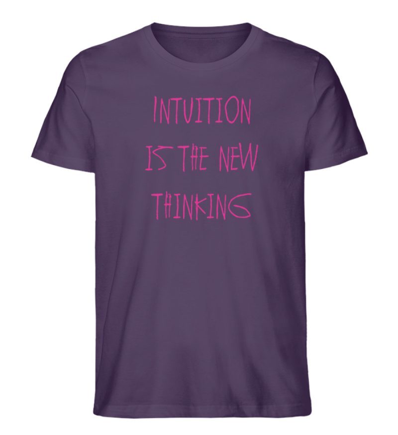 Intuition is the new thinking - Herren Premium Organic Shirt-6876