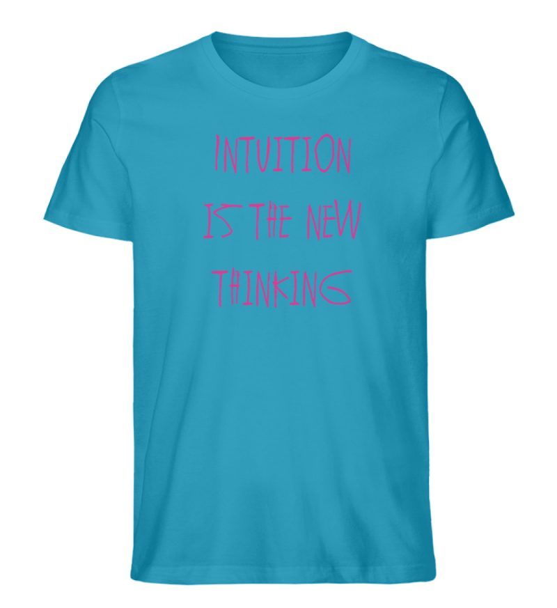 Intuition is the new thinking - Herren Premium Organic Shirt-6877