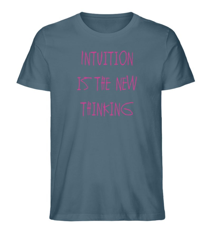 Intuition is the new thinking - Herren Premium Organic Shirt-6880