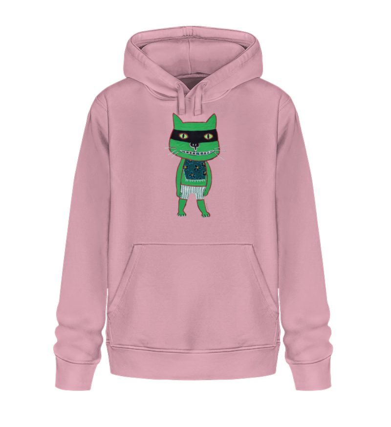 "freche Katze" von Irene Fastner - Unisex Organic Hoodie 2.0 ST/ST-6883