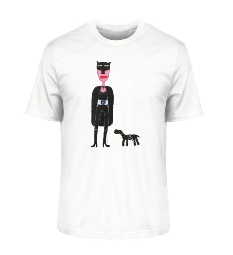 "Batwoman and Batdog" von Irene Fastner - Herren Premium Organic Shirt 2.0 ST/ST-3