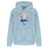 "Mann auf der Welle" von Bruno Kuhlmann - Unisex Organic Hoodie 2.0 ST/ST-6967