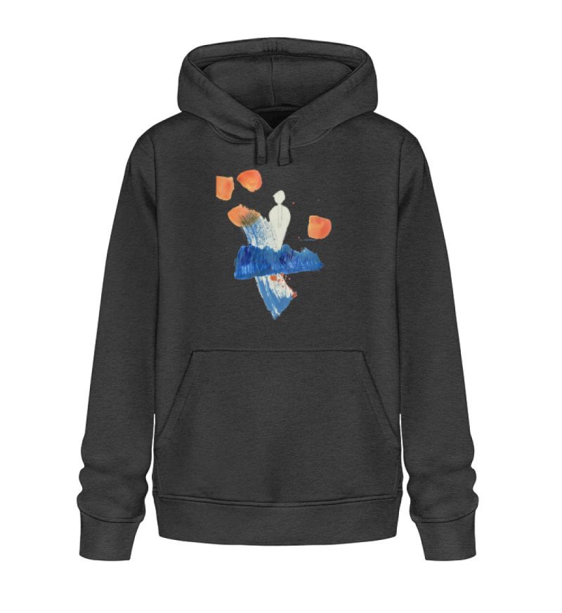 "Mann auf der Welle" von Bruno Kuhlmann - Unisex Organic Hoodie 2.0 ST/ST-6881