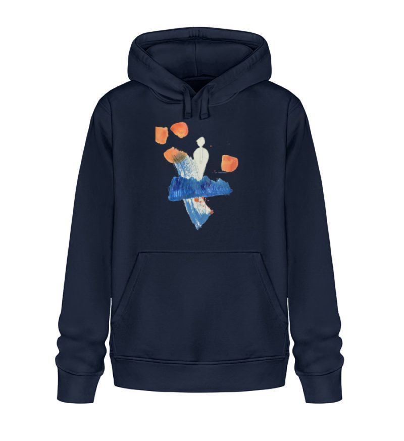 "Mann auf der Welle" von Bruno Kuhlmann - Unisex Organic Hoodie 2.0 ST/ST-6959