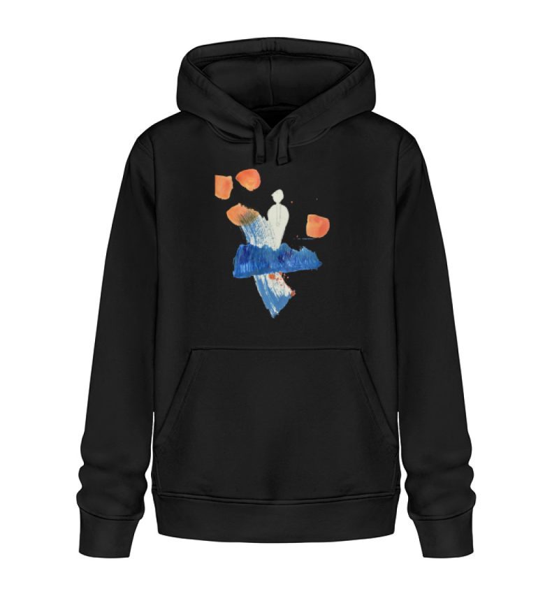 "Mann auf der Welle" von Bruno Kuhlmann - Unisex Organic Hoodie 2.0 ST/ST-16