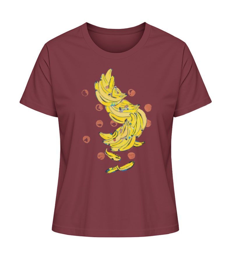 "Bananas" von Alrun Prünster Soares - Damen Premium Organic Shirt-6974