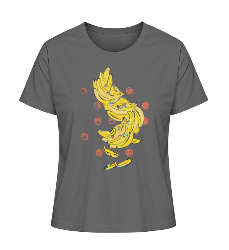 "Bananas" von Alrun Prünster Soares - Damen Premium Organic Shirt-6903