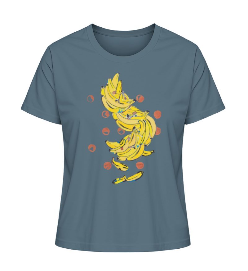 "Bananas" von Alrun Prünster Soares - Damen Premium Organic Shirt-6880